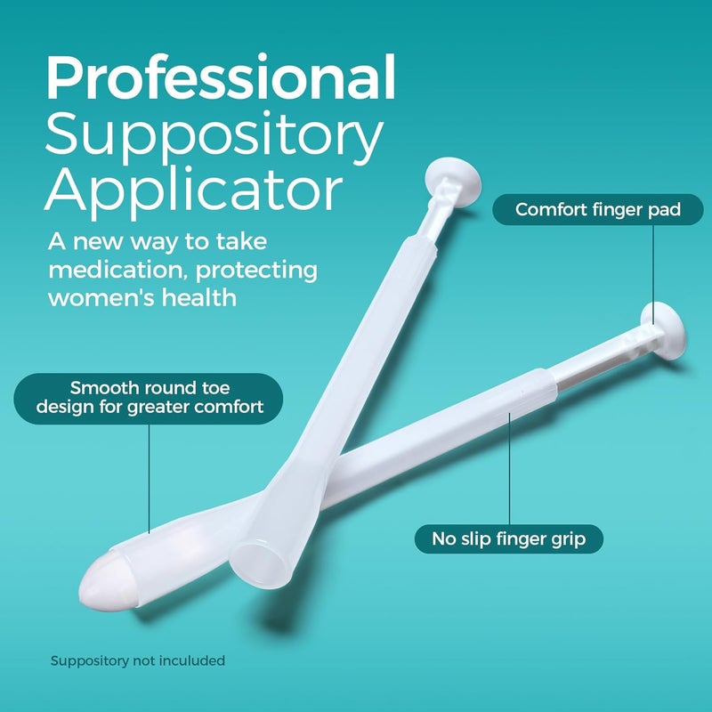 Dizzily 30 Pack Disposable Vaginal Suppository Applicators for Women, Individually Wrapped, Hygienic - Fits Most Boric Acid Suppositories, Pills, Tablet, Cap-sules and Feminine Care Applicator - Image 2